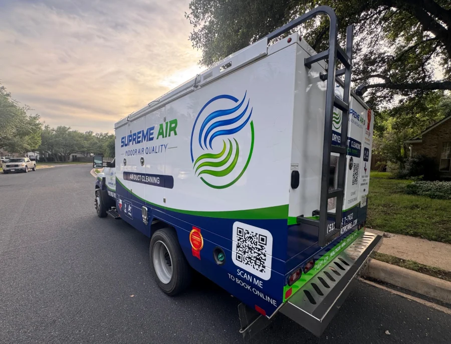 Hypervac V2 truck-mounted duct cleaning equipment from Supreme Air Care