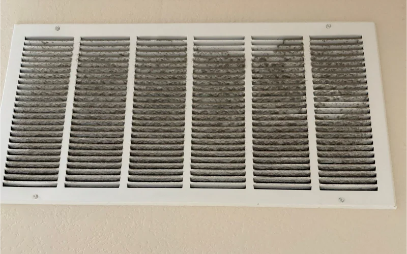 Image showing molded air vents inside Austin home